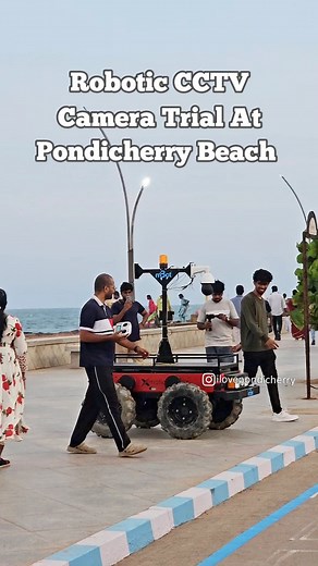 32K views · 72 reactions | Remote Visual Inspection Robotic System Robot CCTV Camera Trial Run today at Pondicherry Beach . Follow  @ilovepondicherry .  @pondicherryarun . | I Love Pondicherry | Facebook