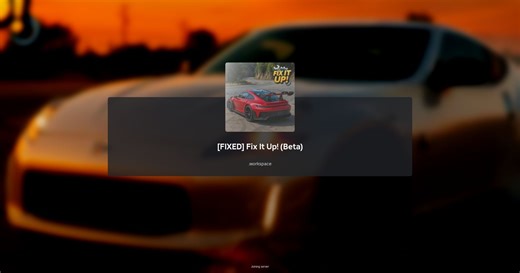 Fix It Up codes (November 2025)