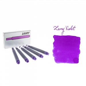 LAMY violet - Fountain Pen Ink Cartridges - The Goulet Pen Company