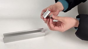 Solar Panel Roof Bracket Aluminium Solar Panel Mounting Rails Roof Rail Clamps PV Solar Mounting Rail Connector Installation Kit for Tin Roof, Flat Roof, Sheet Roof (4 x 200mm Rail + 4 x 30mm Clamp)