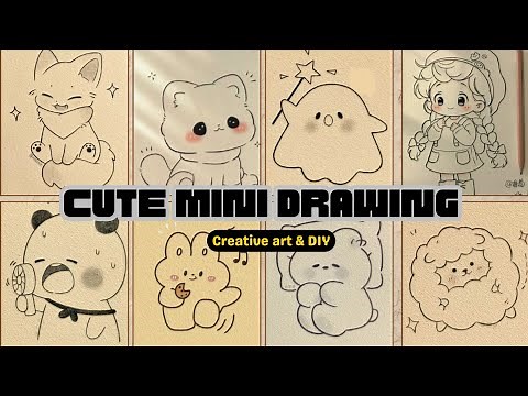 Cute mini drawing ideas || you can try || easy doodle for beginners