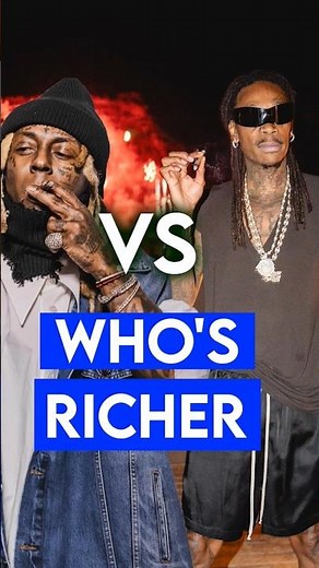 Lil Wayne vs Wiz Khalifa: Who’s Richer? #lilwayne #wizkhalifa