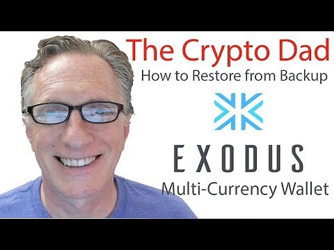 How to Restore the Exodus CryptoCurrency Wallet from Backup