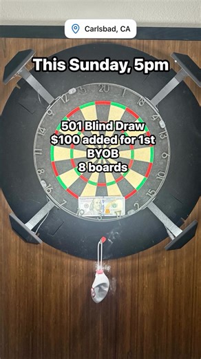 BYOB, all are welcome. | Dart Club