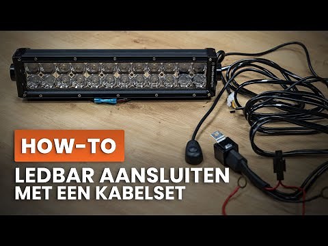 HOW-TO | Ledbar aansluiten met een Kabelset | Ledhandel24.nl
