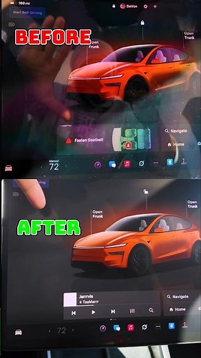 Installing a Matte Screen Protector in my Tesla! DIY Wrap Club #tesla #screenprotector #diy #modely