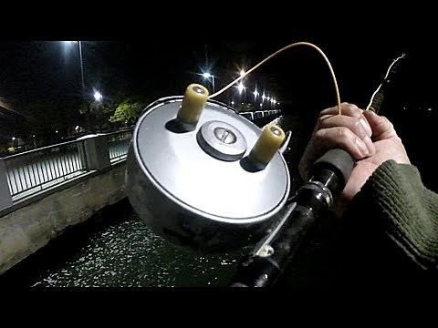 Fly Fishing CANARSIE PIER in Brooklyn NYC with the Vintage OCEAN CITY No. 90 Automatic Reel