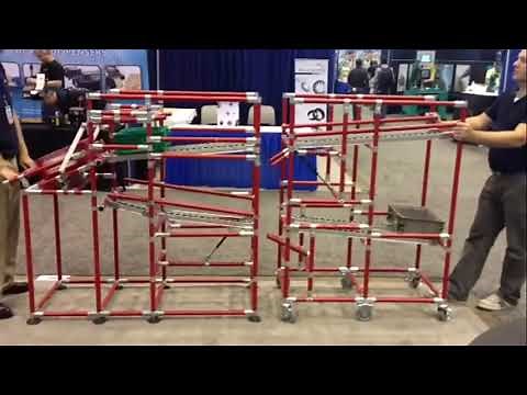 Example of Karakuri & automated replenishment of stock on the line