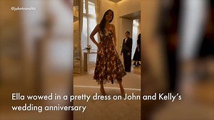 WATCH: Ella Travolta looks just like late mom Kelly Preston on parents' wedding anniversary