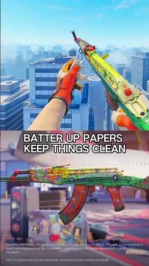 AK The Outsiders x Batter Up x Cyber Chicken HOLO | #cs #cs2 #crafts #update