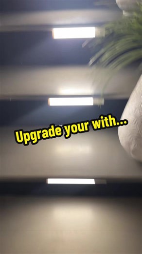 Under Cabinet Lights 5 Pack 52LED Motion Sensor Night Light Indoor 2000mAh USB Rechargeable Magnetic Dimmable Smart Lamp for Kitchen Stairs Wardrobe Lighting Height Adjustable #ledlight #cabinetlight #rechargeablelights #motionsensorlights