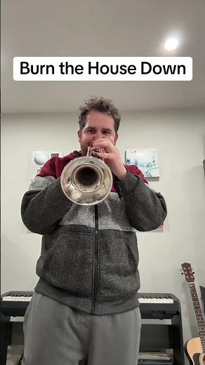 Burn the House Down by AJR on the trumpet. #trumpet #music #burnthehousedown #AJR #nyc