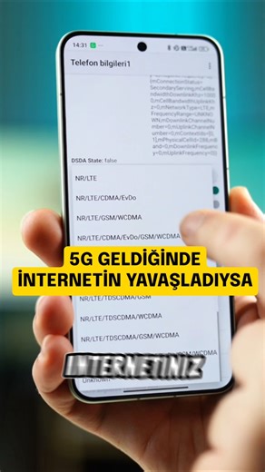 Telefonuna 5G Geldiğinde İnternetin Yavaşladıysa Bunu YAP 👌