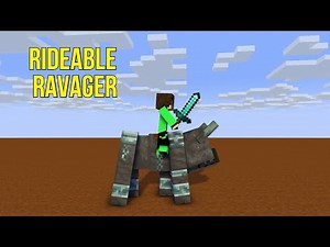 How to tame ravager in minecraft