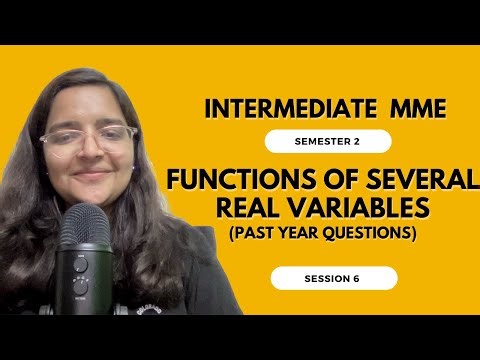 Session 6 | Intermediate MME | Domain, Level Curves, Tangent Planes, Partial Derivatives | Economics