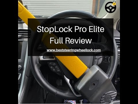 Stoplock Pro Elite Steering Wheel Lock Full Review.
