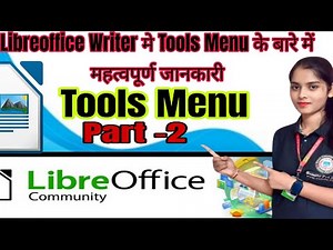 Libreoffice office Writer Tool Menu Tutorial in Hindi | Tool Menu Complete Tutorial | Part-2