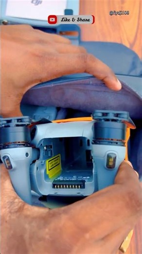 Open drone propeller Safely | DJI Drone Tips & Tricks #shortsfeed #drone #tech #dji #shorts