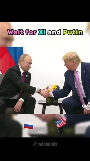 Trump & Putin vs Xi & Putin — Spot the Difference 👀 #viral #trump