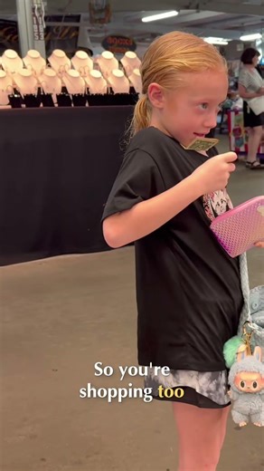 Sweet Shopping Spree: Girl Buys Candy at the Market! #shorts