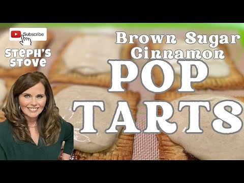 How to Make POP TARTS - Brown Sugar and Cinnamon with Frosting Recipe - Steph’s Stove