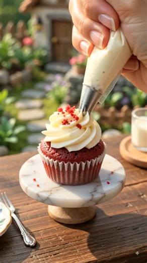 ❤️ Best Homemade Red Velvet Cupcakes | Soft, Moist & Easy American Dessert 🧁