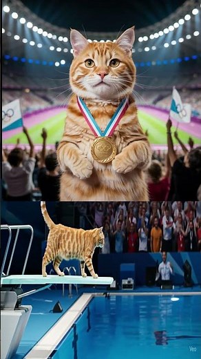 Olympic Cats Compete in the Ultimate Jumping Challenge! 🐾🎖️