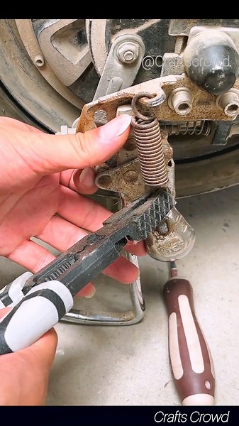 Side Stand Spring Installing Process #Install #Spring #Process #youtubeshorts #shortvideo #trending