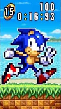 Classic Sonic Advance #shorts #sonicthehedgehog #sonicadvance