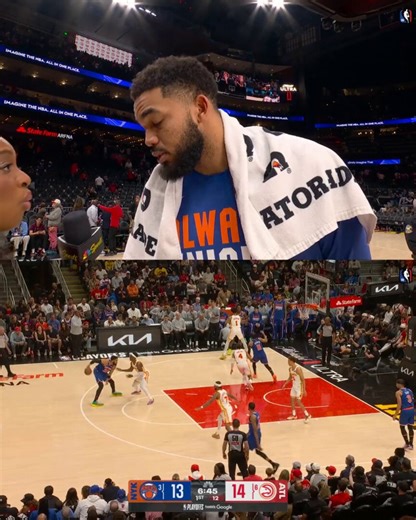 "My teammates trusted me with the basketball, and I was able to repay that trust."KAT credits the Knicks' cutting and connectedness in Game 4 for his first triple-double in the NBA Playoffs presented by @Google!20p, 10r, 10a for @KarlTowns in Game 4 🔥
