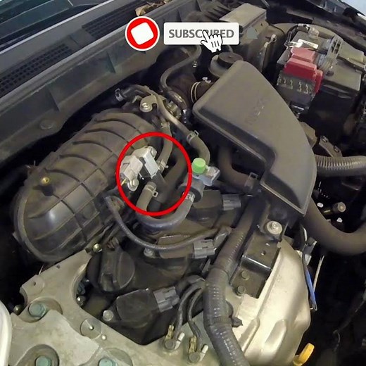 Vapor Canister Purge Valve: Location and Function on First Gen Nissan Rogue. 2008 - 2015.