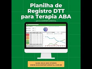 Planilha de Registro DTT para Terapia ABA