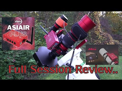ZWO ASIAIR Plus Review, And Night Session setup.. FULL Video..