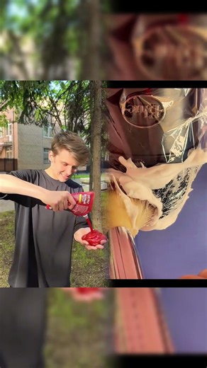 Разбил яйцо об Костю (случайно)