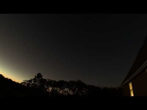 Midnight Meteor Shower: Shooting Stars Timelapse