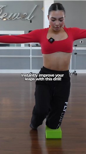Want more powerful leaps? ⬇️ Here are 3 things every dancer should train for better leaps: 1. Inner thigh strength: use split slides to lift yourself out of the stretch, not just sink into it. 2. Controlled knee lifts: power comes from holding height, not just getting there. 3. High knees before you extend: better preps = more explosive takeoffs. We built a masterclass to help you fix all of this! The full leap lesson is in our bio for just $9. #dancer #dance #dancetechnique #danceworkout #leap 