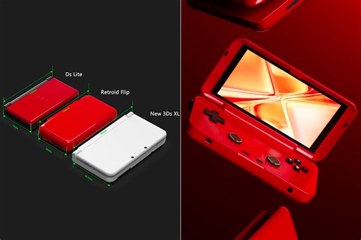 Nintendo DS Lite-Style Clamshell Retroid Pocket Flip Handheld Game Console Launching Soon