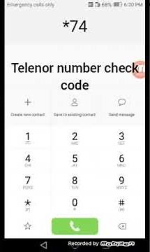 Telenor number check code | How to Check telenor Number Easy Way