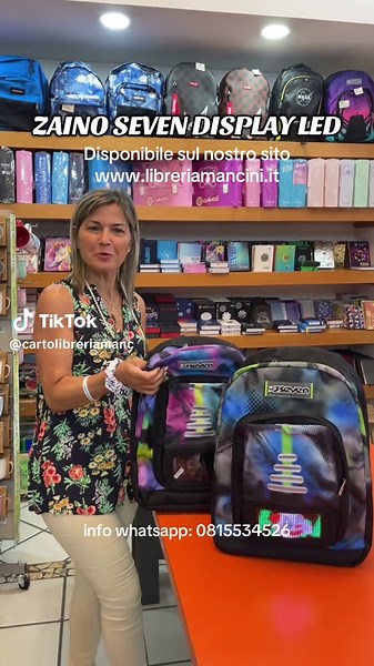 Scuola 2026: Zaino Seven Display LED for Back to School