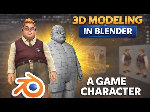 How to Model a Game Character in Blender (Step-by-Step Guide)