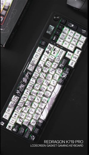 Come Check Out This INSANE Graffiti Keyboard🎨🔥 Redragon K719 PRO – Graffiti Edition 🎨 Bold Street Art Design 🖥️ LCD Screen&Custom Knob ✅3-Mode Wireless Freedom ⌨️ Full-Size Power Layout 🔧 Hot-Swap Ready&more Not just a keyboard. It’s your DESK’s personality. 😈 Tap the yellow cart before it sells out!🛒 #redragon #mechanicalkeyboard #keyboard #budget #gamingsetup