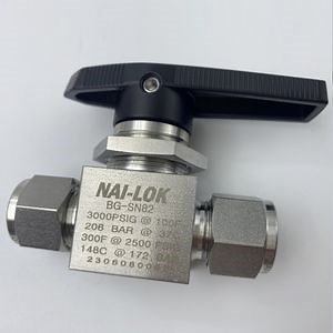 [Hot Item] Stainless Steel 316 Compression Tube End Ball Valves Instrument Two-Way with Ferrule Metric 16mm Ball Valve
