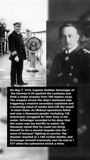 The Torpedo That Changed History: The Sinking of the Lusitania #history #worldwarii