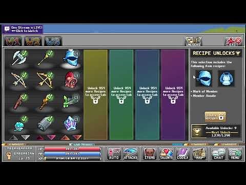 IdleOn - All W3 Recipe Unlocks