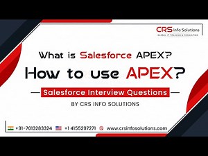 Salesforce Beginner Interview Question Part 8 | What is Salesforce APEX? How to use APEX?