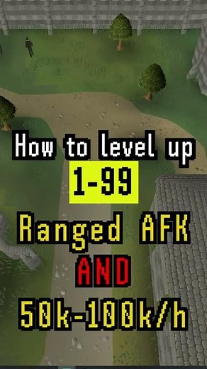 Best AFK Money making and Ranged leveling | OSRS F2P 2021 #shorts