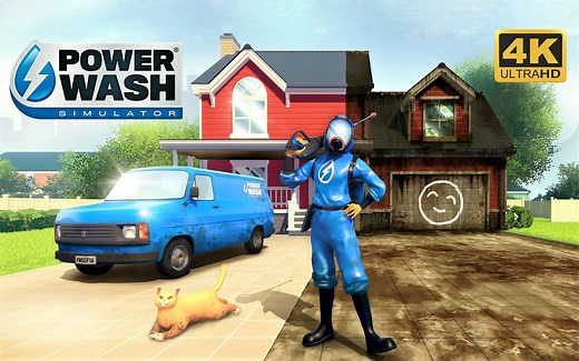 【冲就完事模拟器】4K 最高画质 强力清洗解压游戏 全流程通关攻略演示 正式版 - PowerWash Simulator