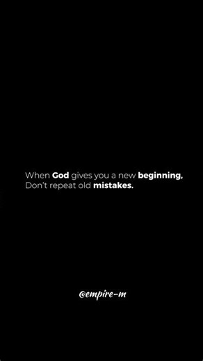 God’s Message on New Beginnings 🙏 Don’t Repeat Life Mistakes | Faith Motivation