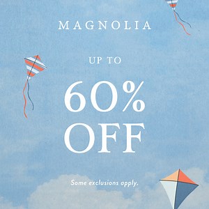 3.6K views | Enjoy up to 60% off kitchen, decor, bedding, and more — as we celebrate the boundless days of summer. | Magnolia | Facebook