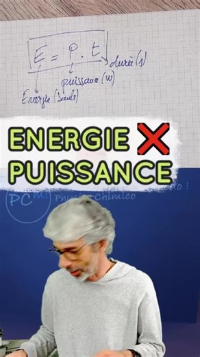 différence entre énergie et puissance ? #physiquechimie #physicochimicomethodo #prof #lycee